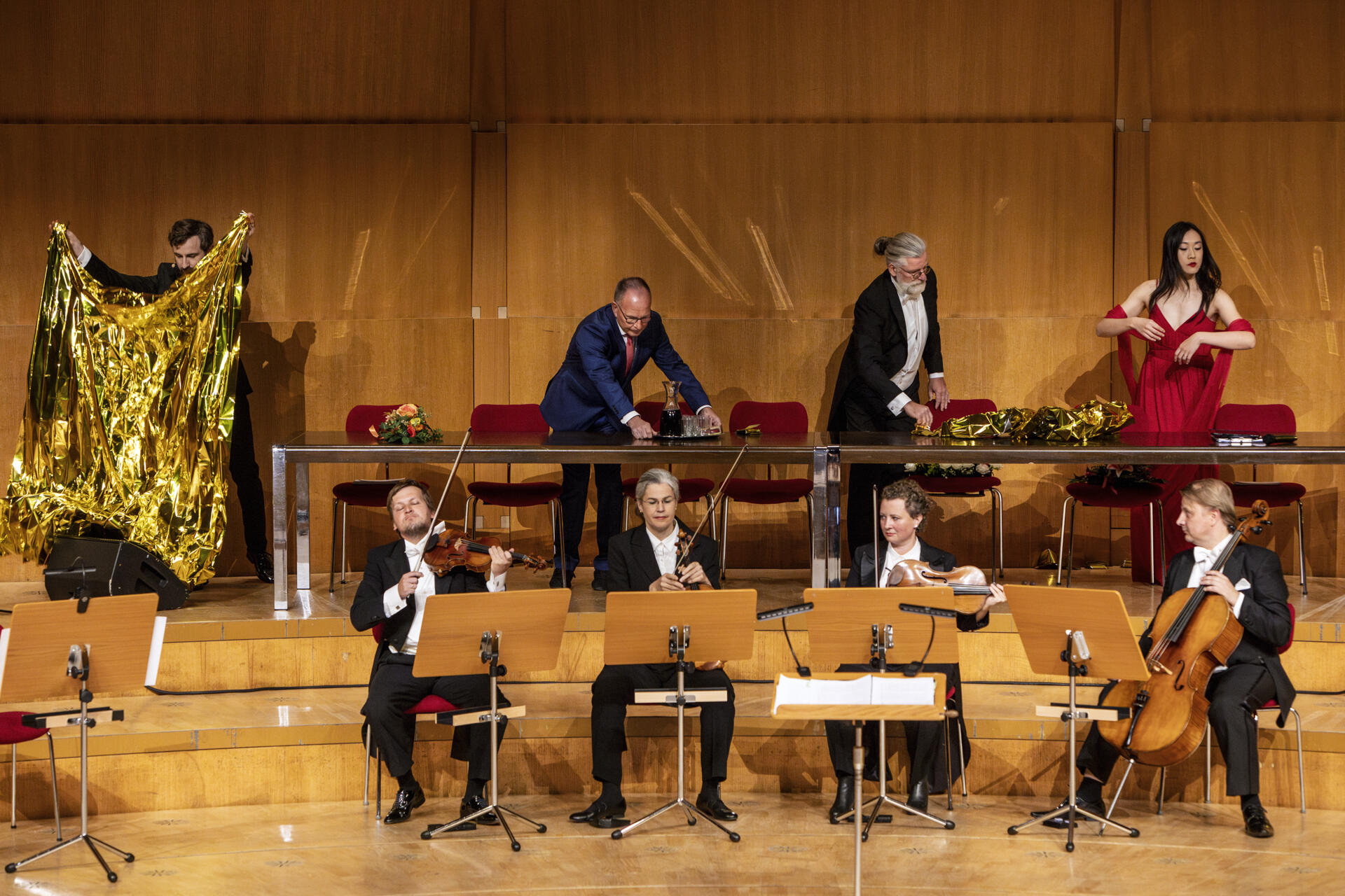 Peter Fasching, Thomas Fischer, Thomas Sache, Peyee Chen, Asasello Quartett