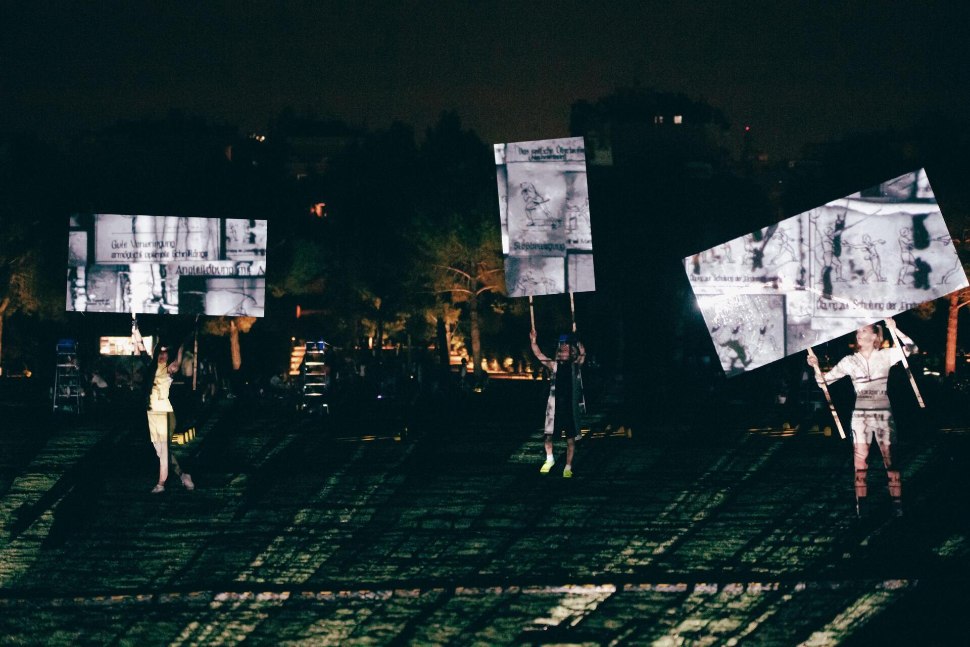 Videoprojektion Mirko Borscht